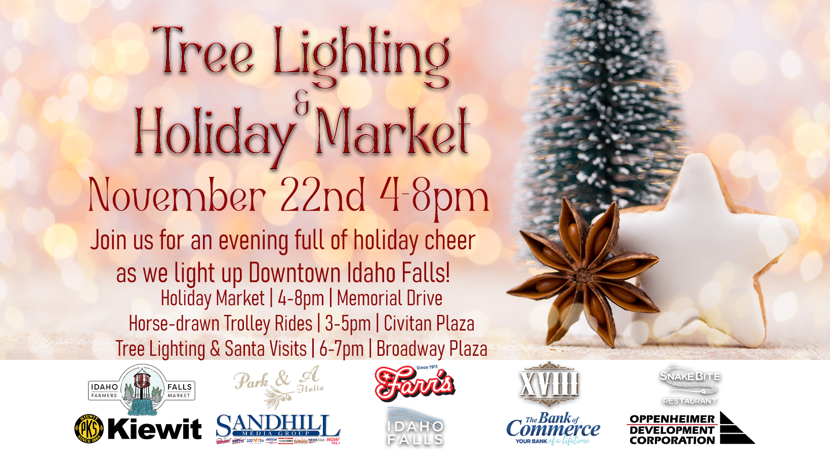 Tree Lighting Web & Social Graphic